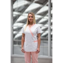 Fehér - Barack Kamilla tunika + gumis derekú nadrág